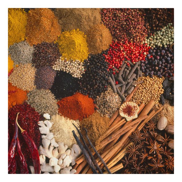 Canvas schilderijen Exotic Spices