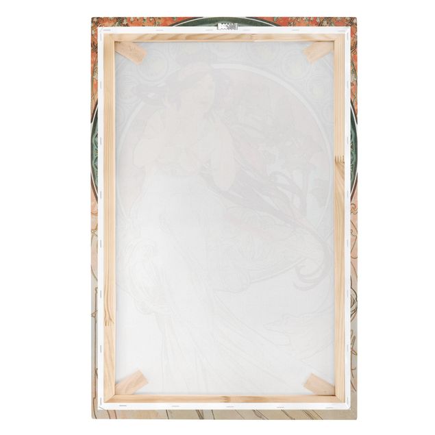 Canvas schilderijen Alfons Mucha - Four Arts - Music