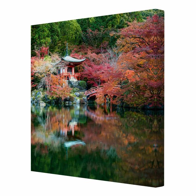 Canvas schilderijen Daigo Ji Temple In The Fall