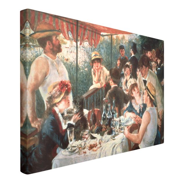 Canvas schilderijen Auguste Renoir - Luncheon Of The Boating Party