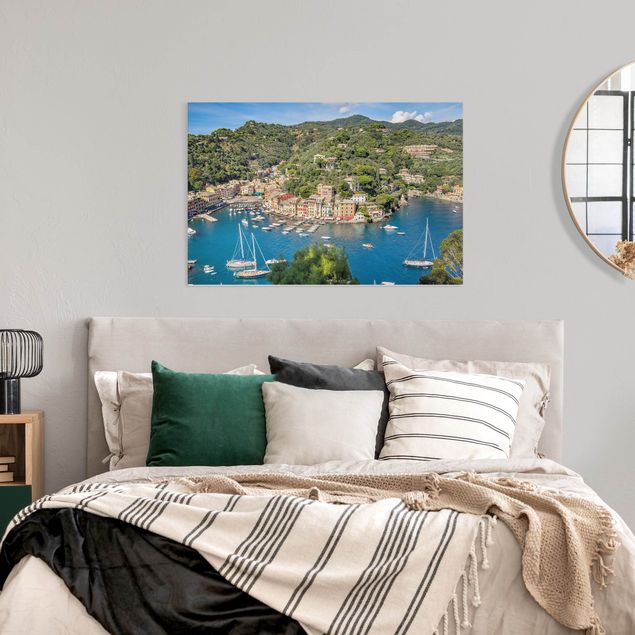 Canvas schilderijen Portofino Harbour