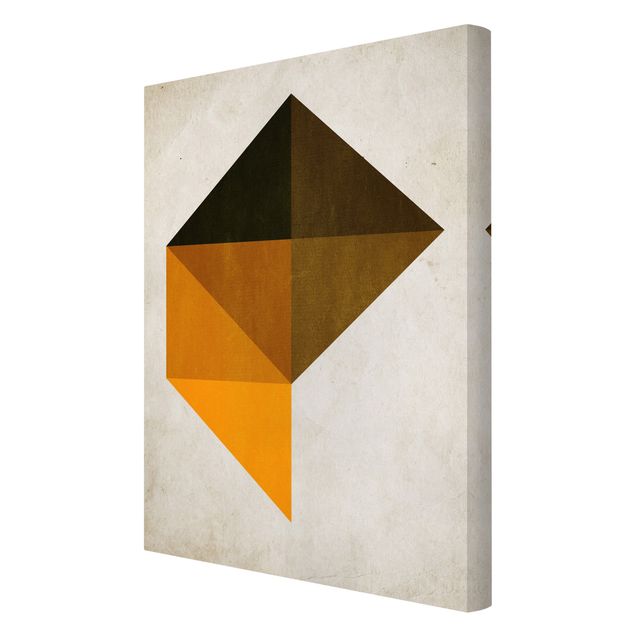 Canvas schilderijen Geometrical Trapezoid