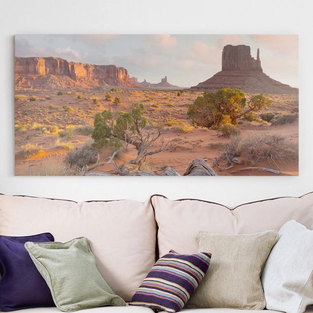 Canvas schilderijen Monument Valley Navajo Tribal Park Arizona
