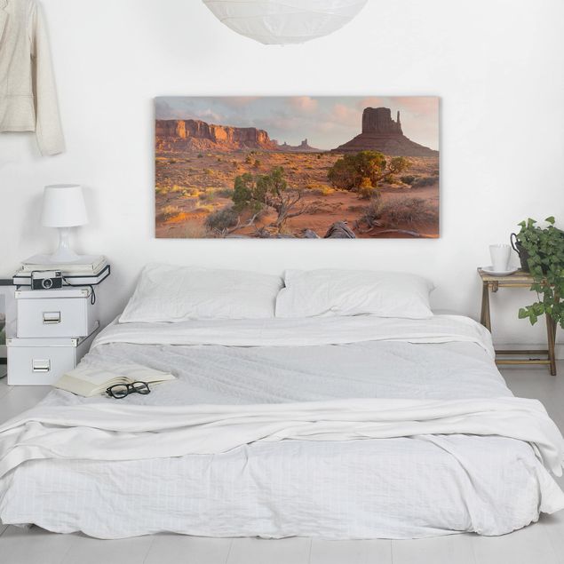 Canvas schilderijen Monument Valley Navajo Tribal Park Arizona
