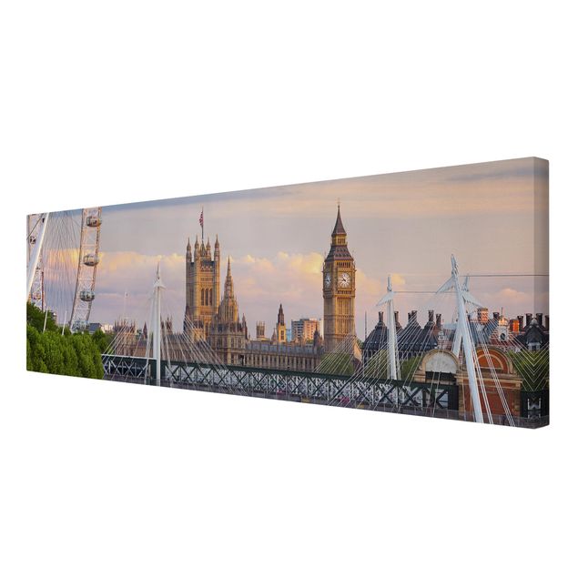 Canvas schilderijen Westminster Palace London