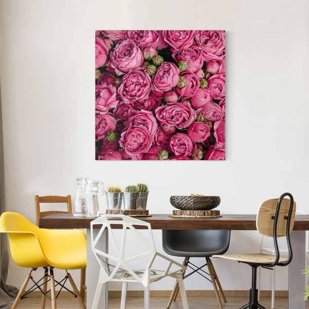 Canvas schilderijen Pink Peonies