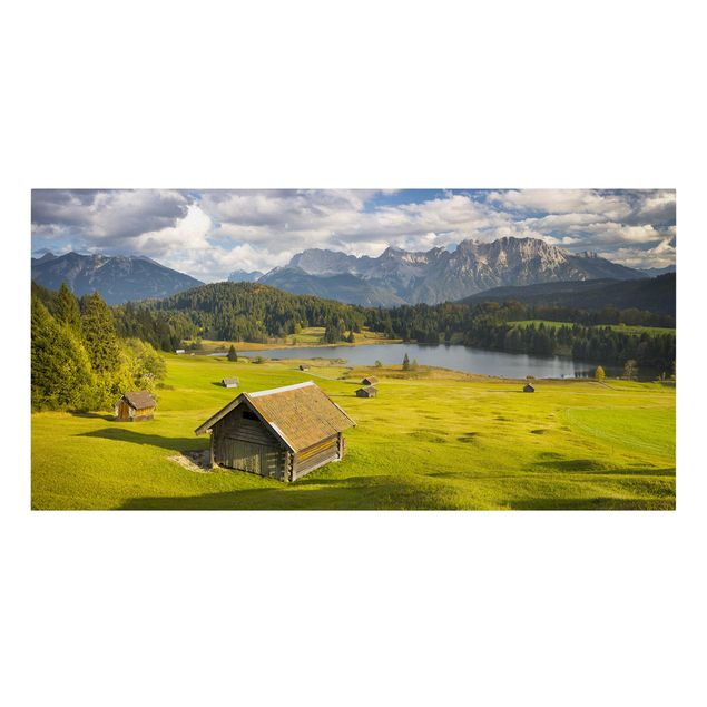 Canvas schilderijen Geroldsee Lake Upper Bavaria