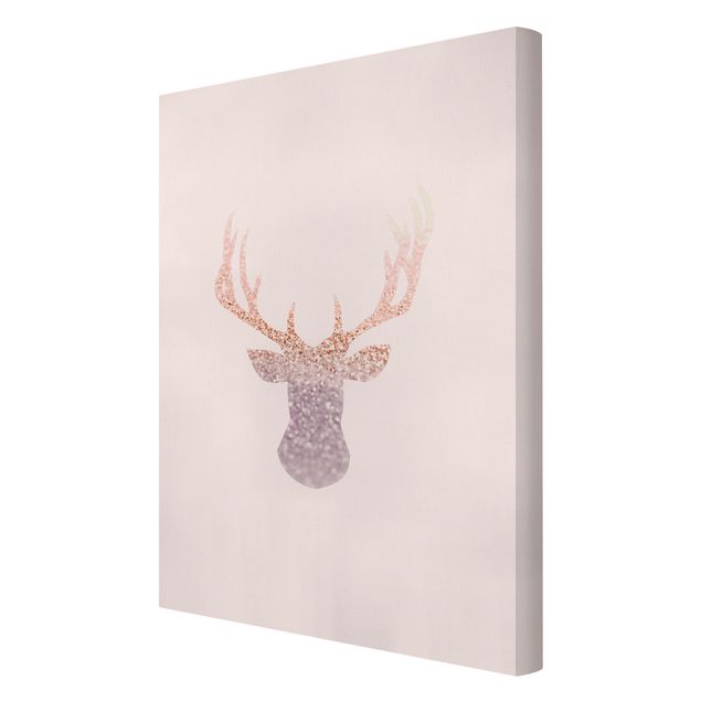Canvas schilderijen Shimmering Deer