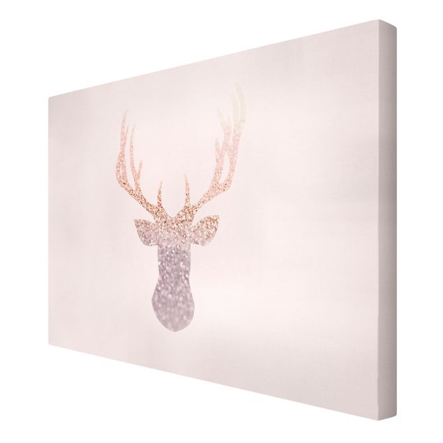 Canvas schilderijen Shimmering Deer