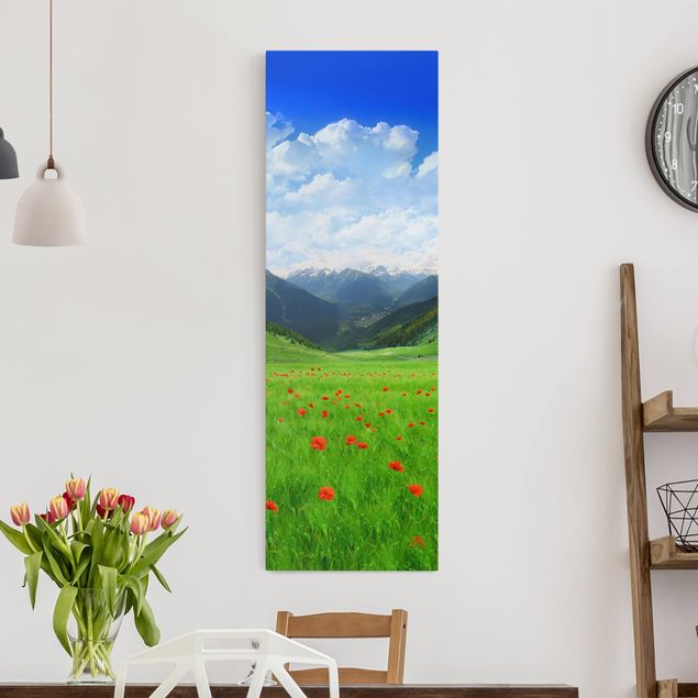 Canvas schilderijen Alpine Meadow