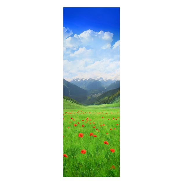 Canvas schilderijen Alpine Meadow