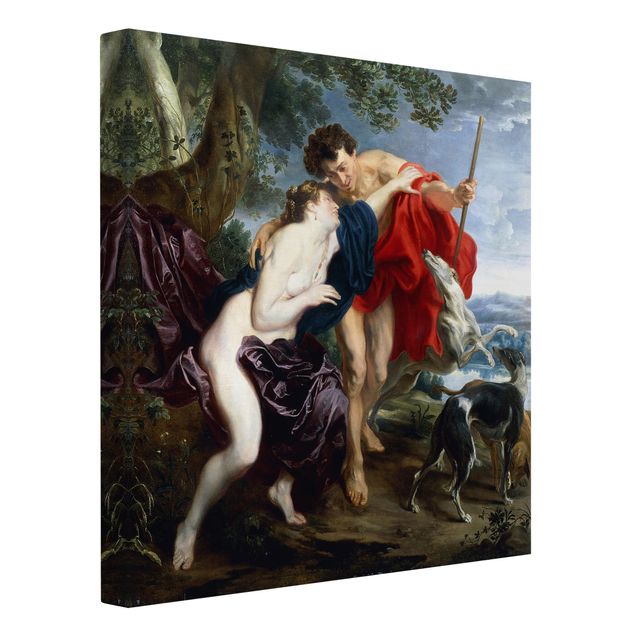 Canvas schilderijen Anthonis van Dyck - Venus and Adonis