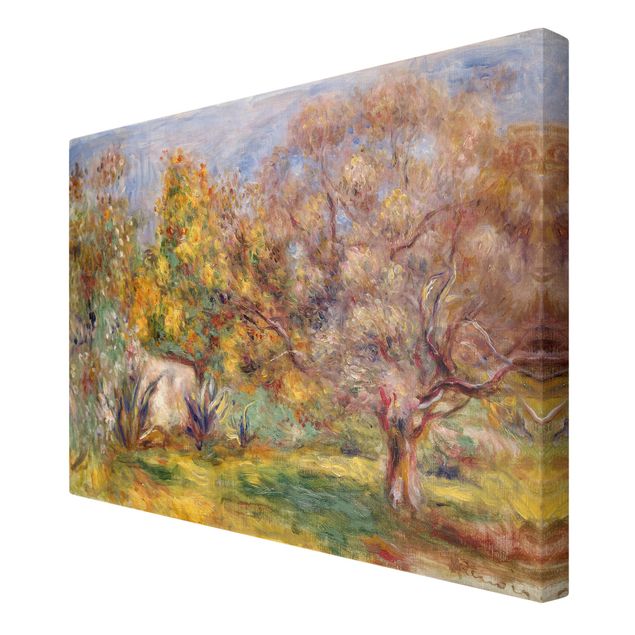 Canvas schilderijen Auguste Renoir - Olive Garden