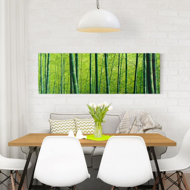 Canvas schilderijen Bamboo Forest No.2