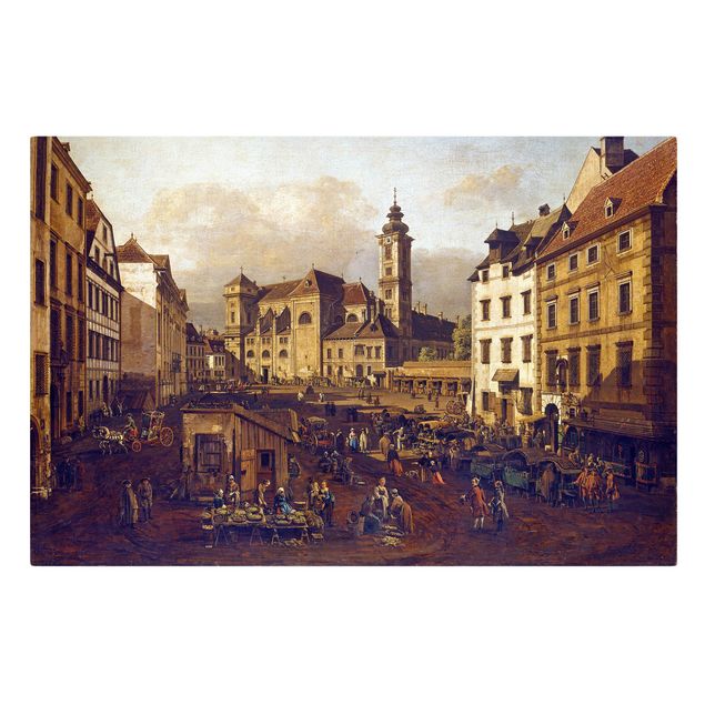 Canvas schilderijen Bernardo Bellotto - Freyung in Vienna