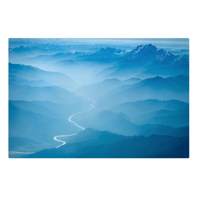 Canvas schilderijen View Over The Himalayas