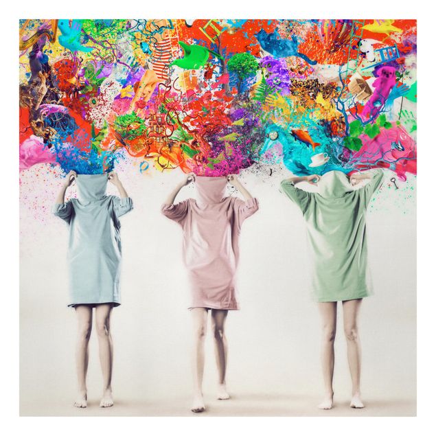 Canvas schilderijen Brain Explosions