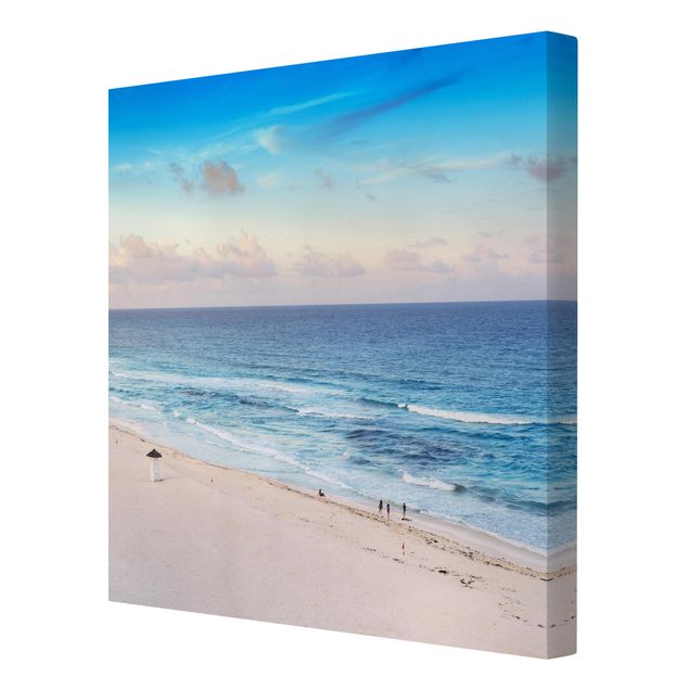 Canvas schilderijen Cancun Ocean Sunset