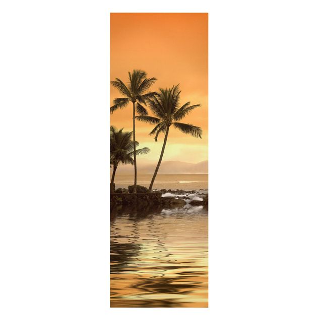 Canvas schilderijen Caribbean Sunset I