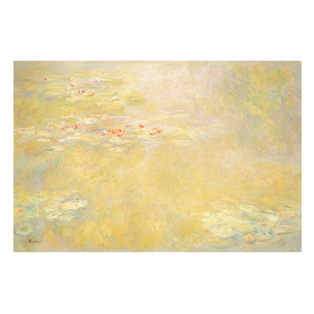 Canvas schilderijen Claude Monet - The Water Lily Pond