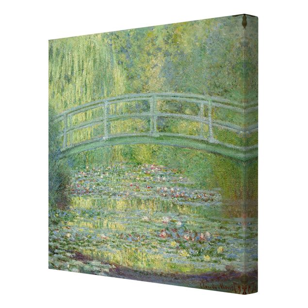 Canvas schilderijen Claude Monet - Japanese Bridge