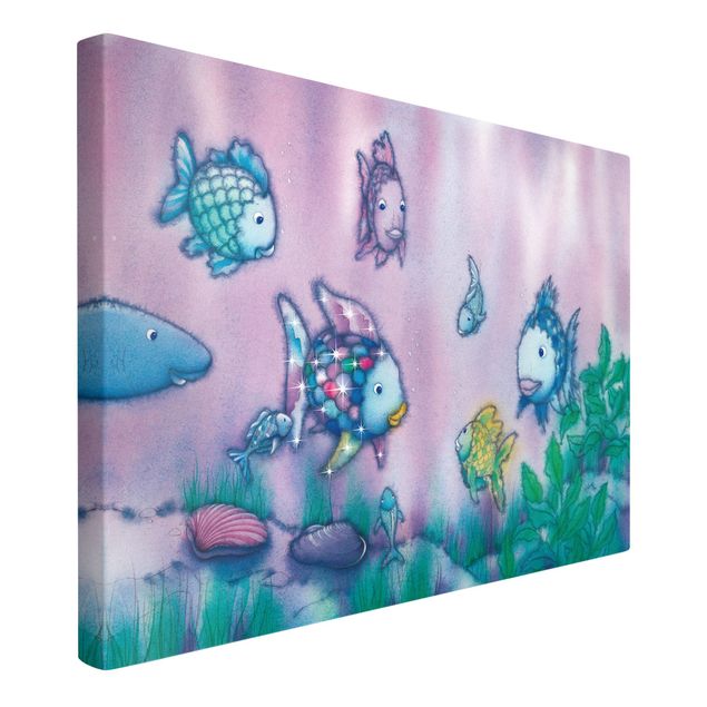 Canvas schilderijen The Rainbow Fish - Paradise Under Water