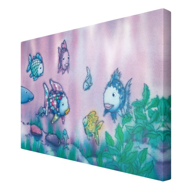 Canvas schilderijen The Rainbow Fish - Paradise Under Water