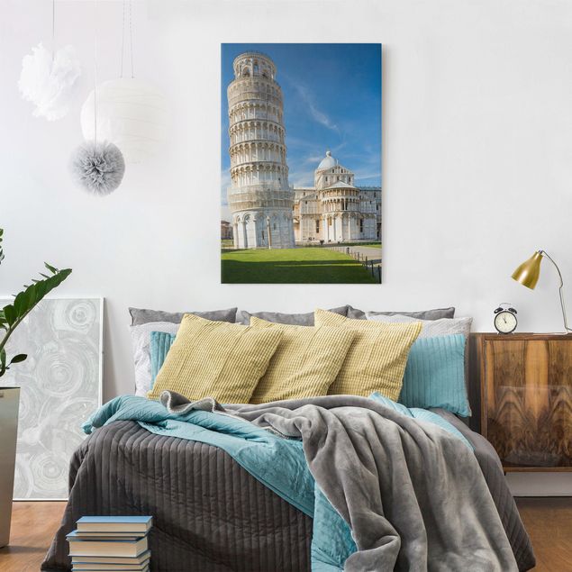 Canvas schilderijen The Leaning Tower of Pisa