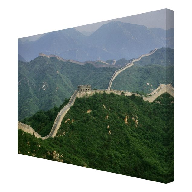 Canvas schilderijen The Great Wall Of China In The Open