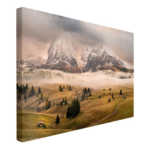 Canvas schilderijen Myths of the Dolomites