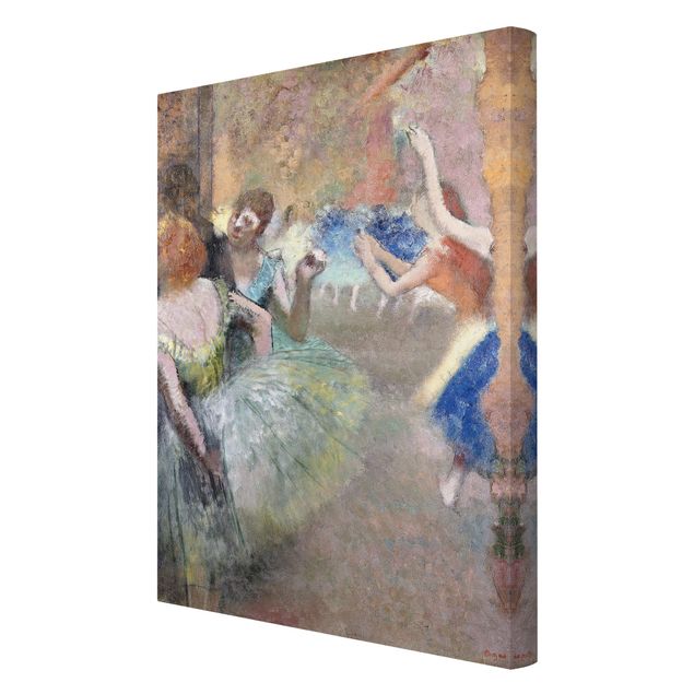 Canvas schilderijen Edgar Degas - Ballet Scene
