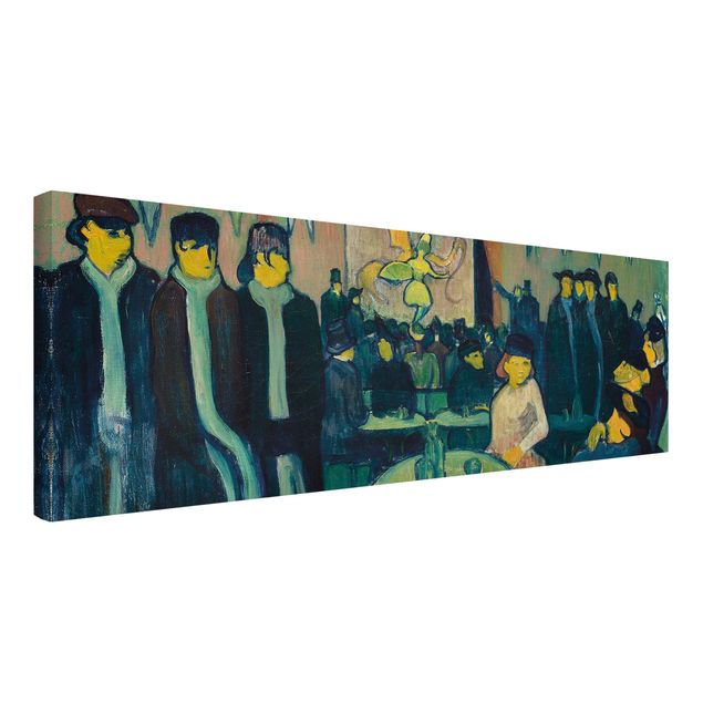 Canvas schilderijen Emile Bernard - The Tabarin or Cabaret in Paris