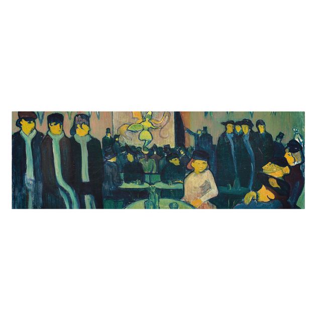 Canvas schilderijen Emile Bernard - The Tabarin or Cabaret in Paris