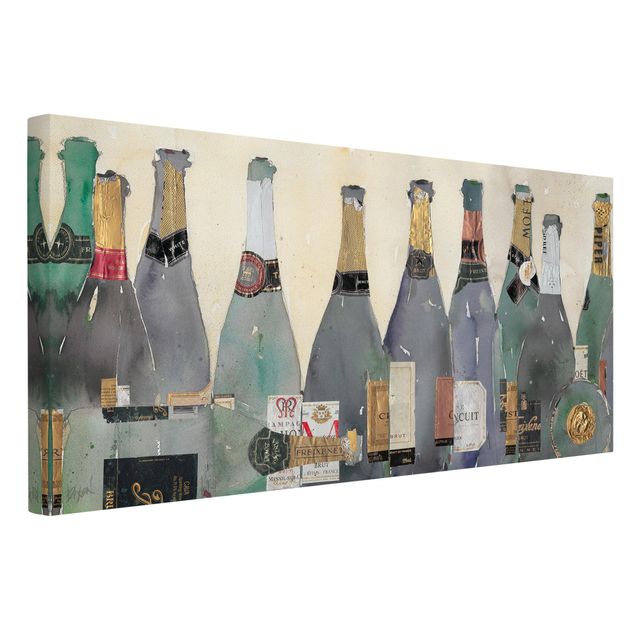 Canvas schilderijen Uncorked - Champagne