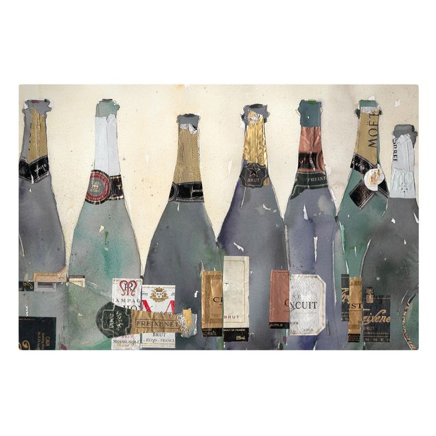 Canvas schilderijen Uncorked - Champagne