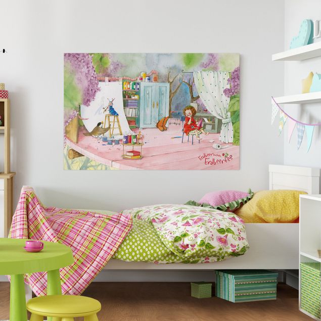 Canvas schilderijen Little Strawberry Strawberry Fairy - Tinker