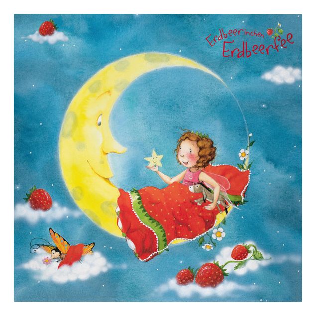 Canvas schilderijen Little Strawberry Strawberry Fairy - Sweet Dreams