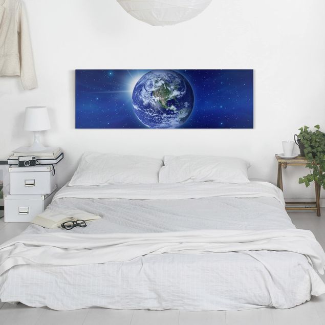 Canvas schilderijen Earth In Space