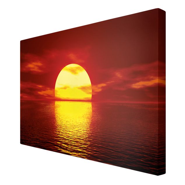 Canvas schilderijen Fantastic Sunset