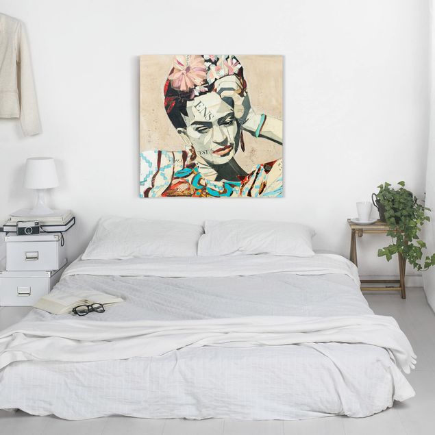 Canvas schilderijen Frida Kahlo - Collage No.1