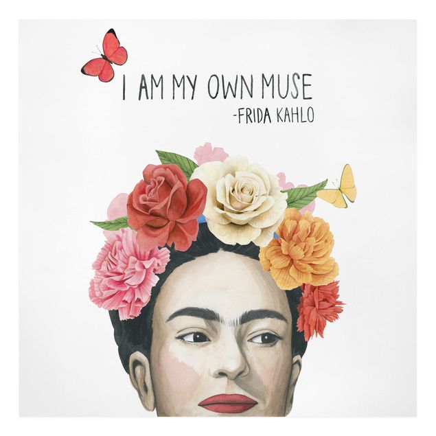 Canvas schilderijen Frida's Thoughts - Muse