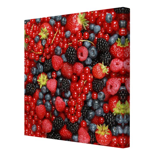 Canvas schilderijen Fruity Berries