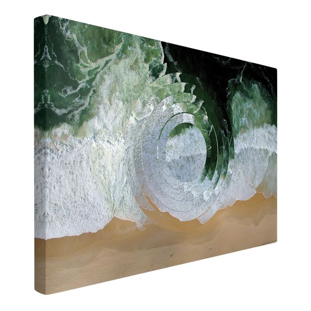 Canvas schilderijen Geometry Meets Beach
