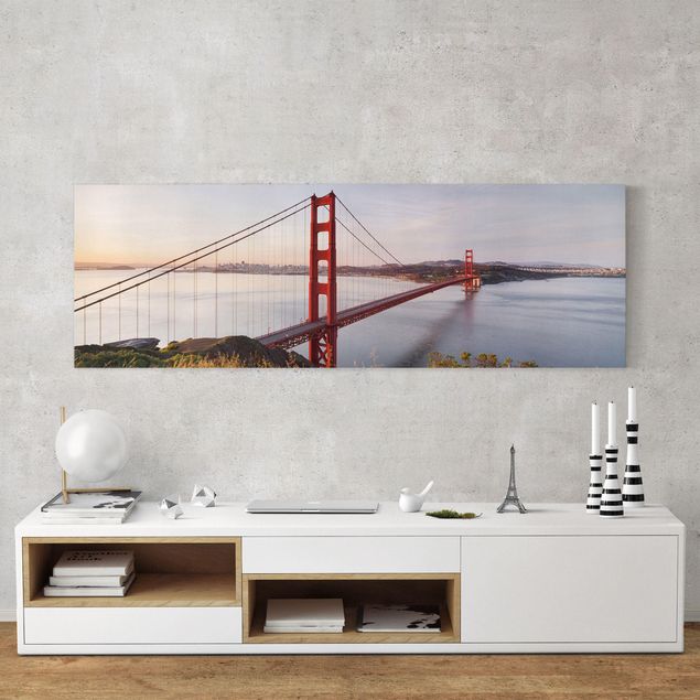 Canvas schilderijen Golden Gate Bridge In San Francisco
