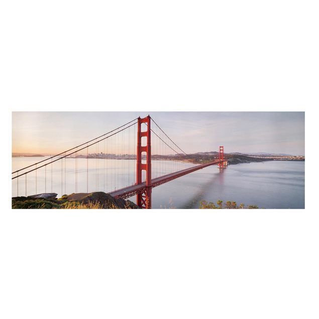 Canvas schilderijen Golden Gate Bridge In San Francisco