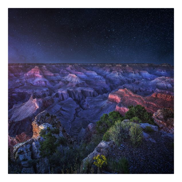 Canvas schilderijen Grand Canyon Night