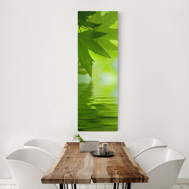 Canvas schilderijen Green Ambiance III