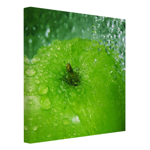 Canvas schilderijen Green Apple