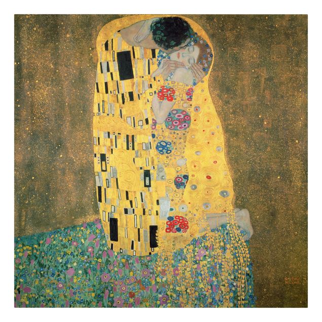 Canvas schilderijen Gustav Klimt - The Kiss