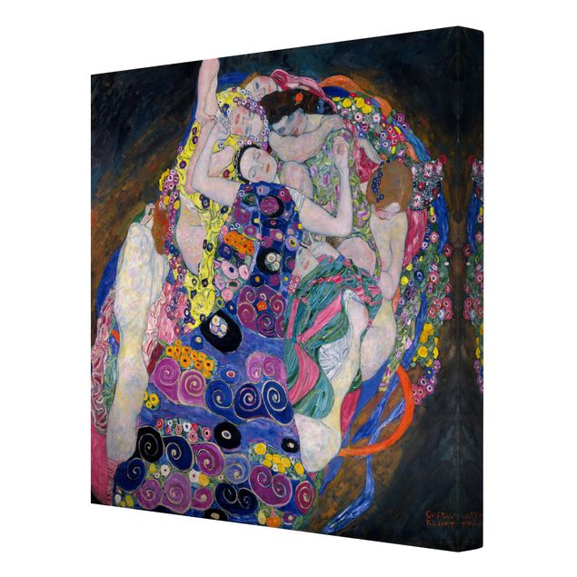 Canvas schilderijen Gustav Klimt - The Virgin